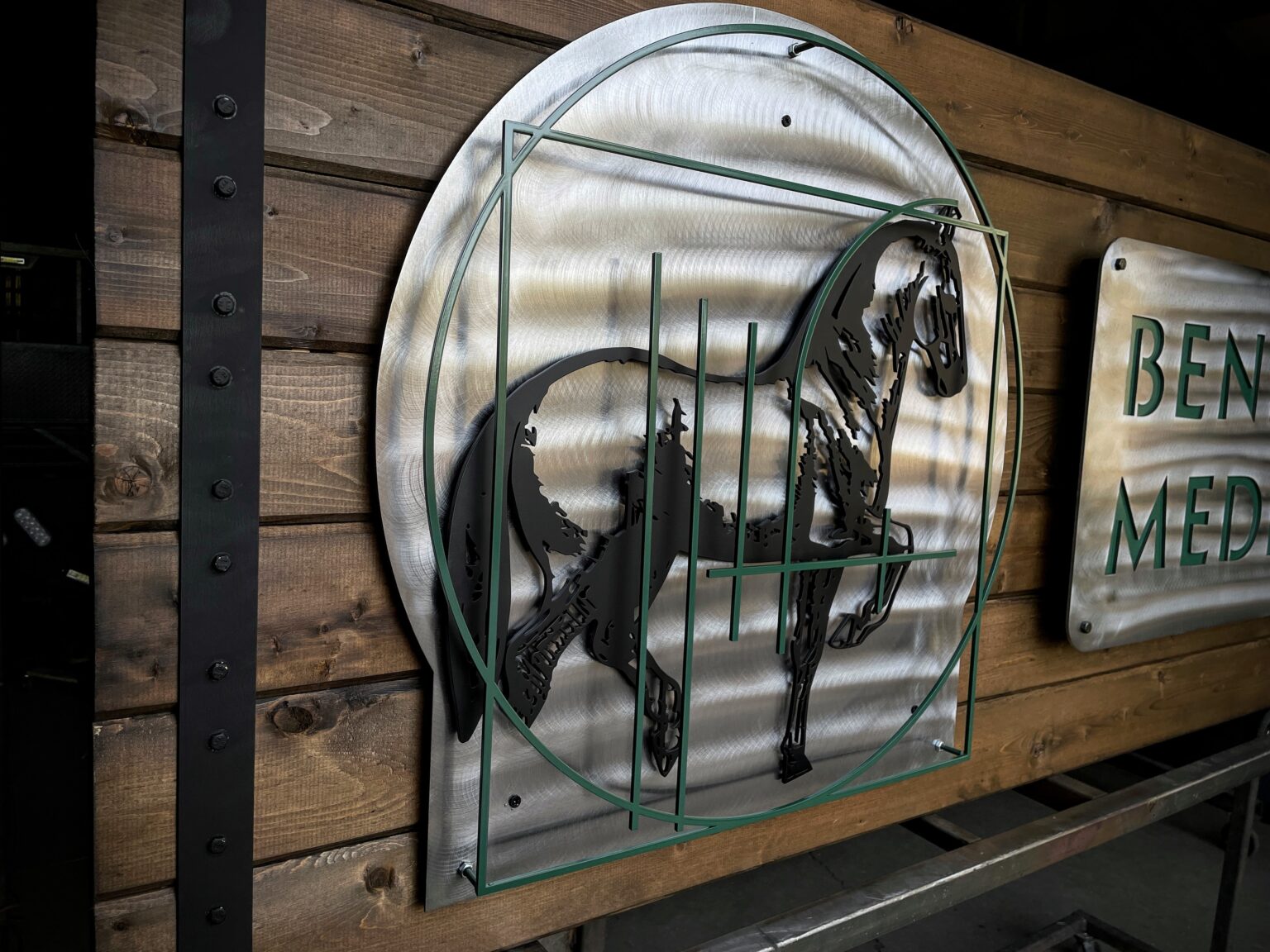 Custom welded signage